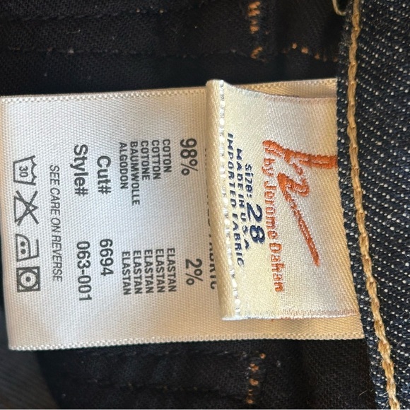 Citizens of Humanity Kelly Low Waist Cropped Straight Leg Jeans Dark Wash 28 - Picture 8 of 9